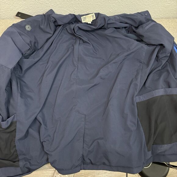 Duluth Trading Jacket Men L Navy Jet Equity Nylon Pockets Travel Outdoor Work - Picture 6 of 10